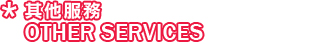 Other Services – 其他服務